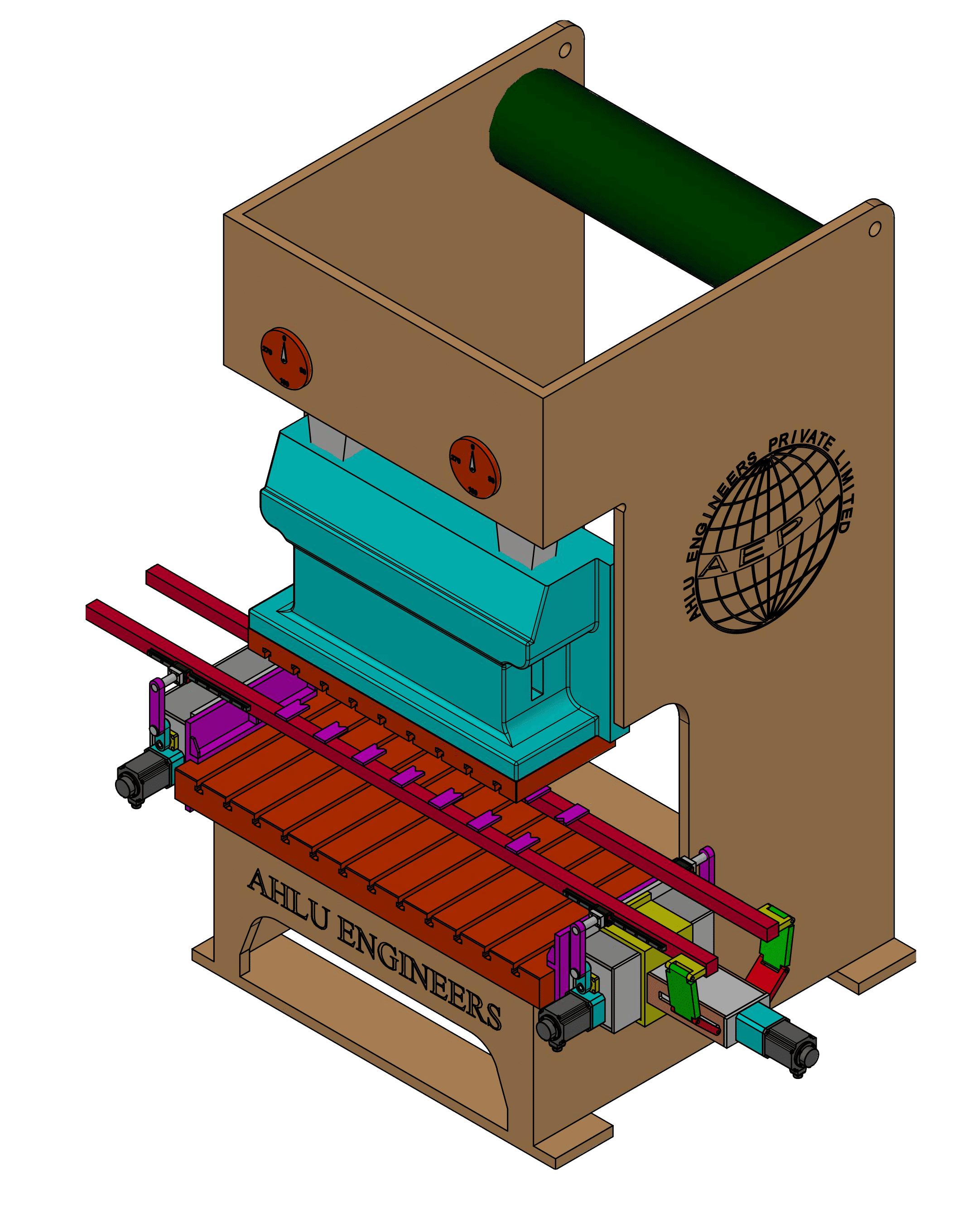 AST2AII Servo Transfer System — single press multi-station configuration